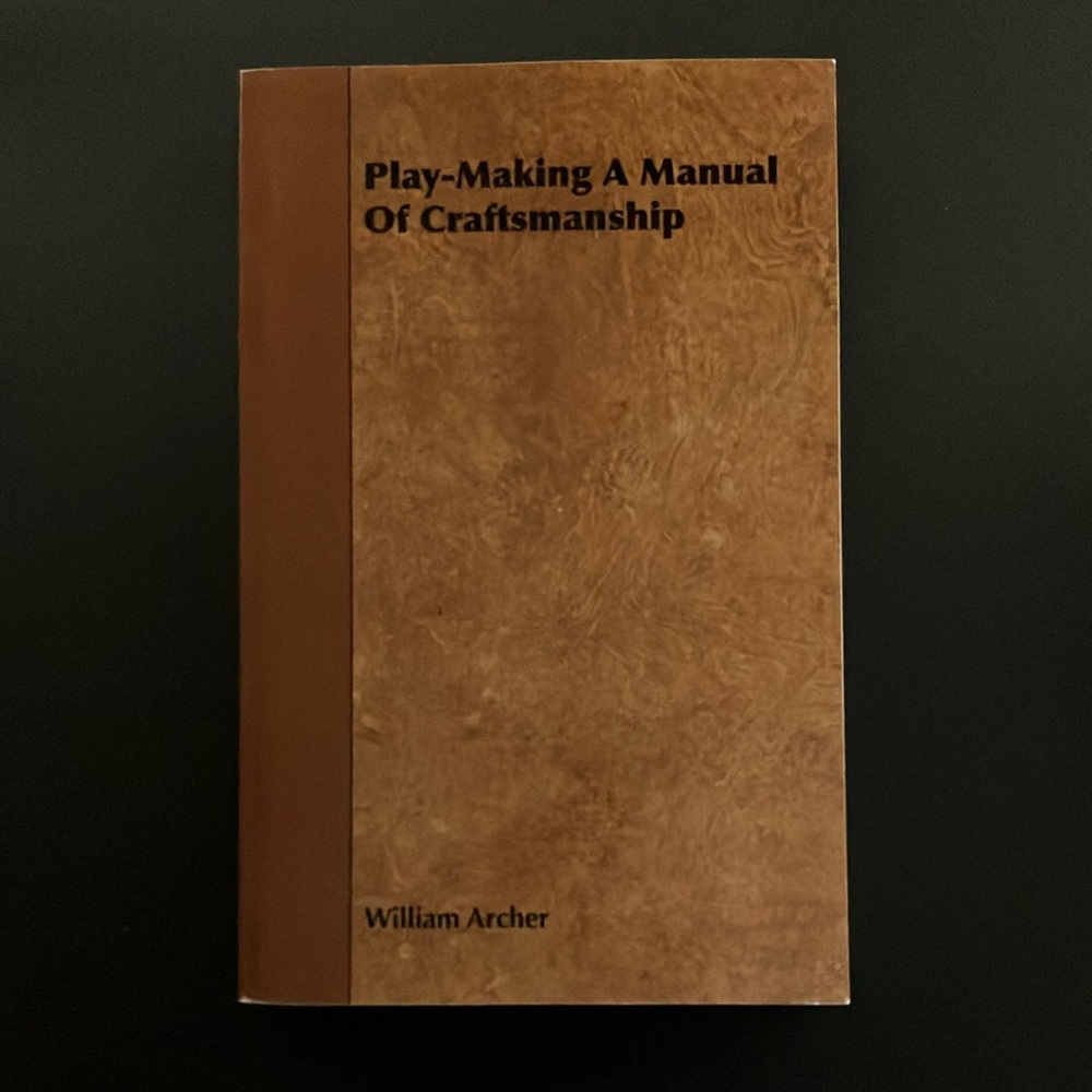 Writing Plays Guide Learning Play Making Manual of Craftsmanship Book Reprint